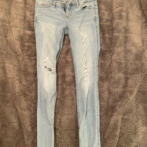 Hollister low rise skinny jeans